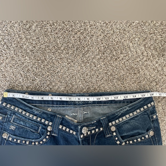 “Miss Me” heavily embellished Distressed Women's Jeans - Picture 6 of 6